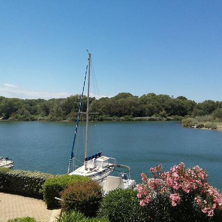 Vue Lagune Et Bateaux A 100M De La Plage Сен-Сиприен Экстерьер фото